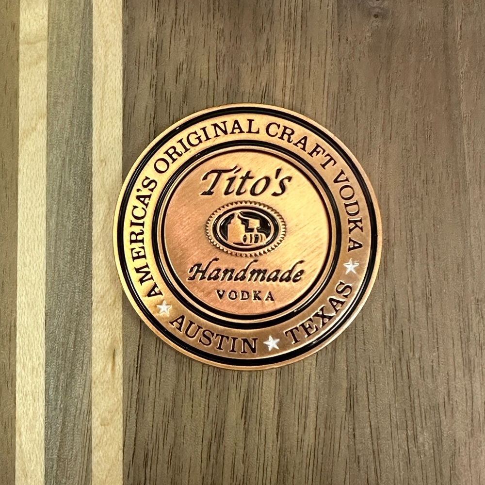 Tito’s Vodka Golf Ball Marker